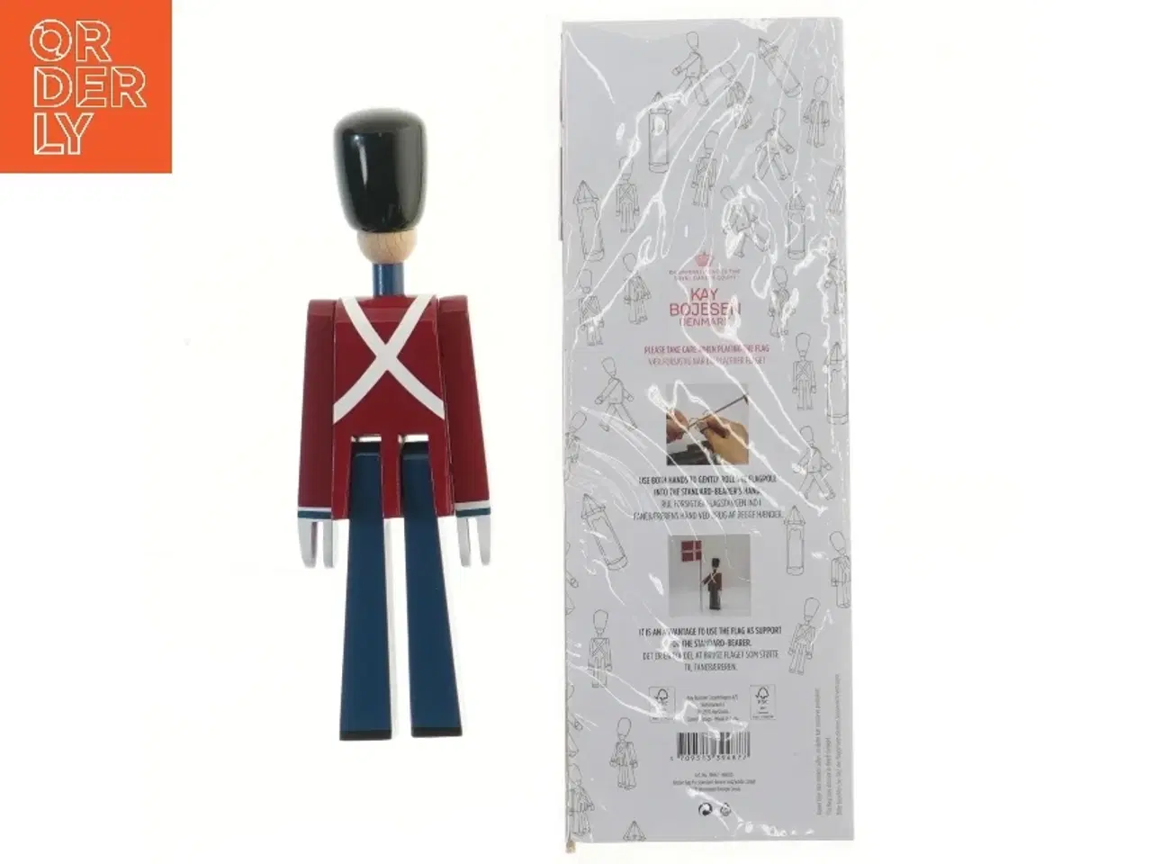 Billede 5 - Kay Bojesen garder med dannebrogsflag fra Kay Bojesen (str. 22 cm)