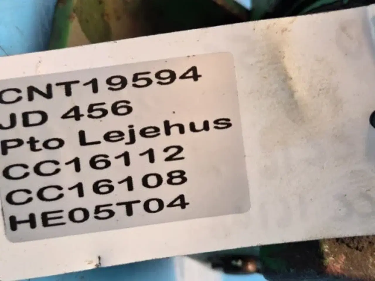 Billede 8 - John Deere 456 Pto Lejehus CC16112