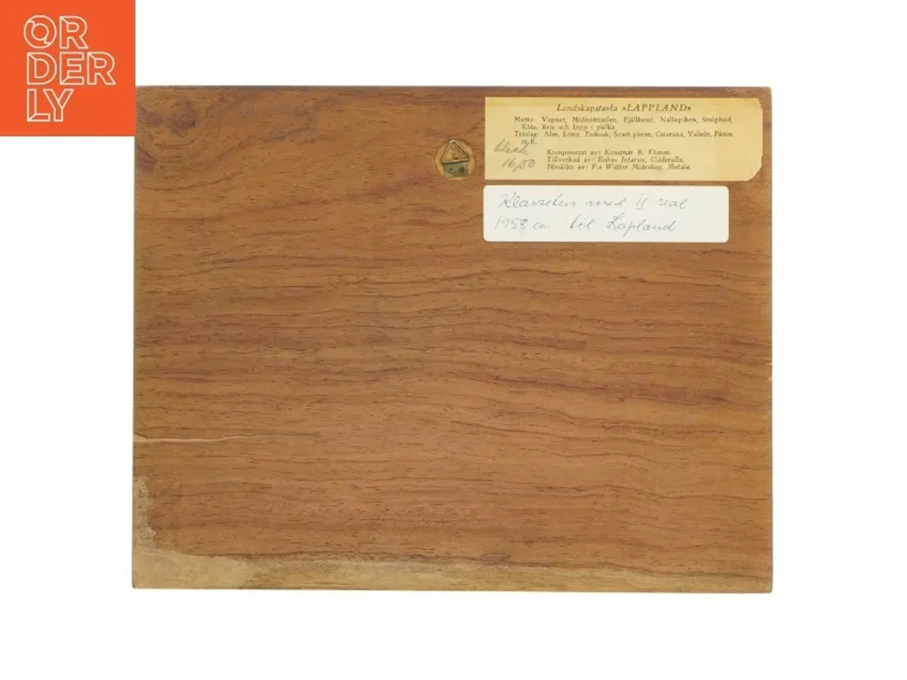 Billede 2 - Vægdekoration træ (str. 26,5x21 cm)