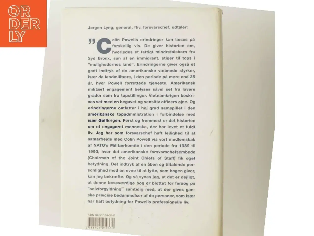 Billede 3 - En streg i sandet : fra storbydreng til forsvarschef : en selvbiografi (Bog)