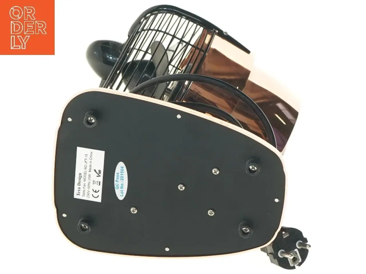 Billede 4 - Bordventilator i kobber fra Texa Design (str. 28 cm)