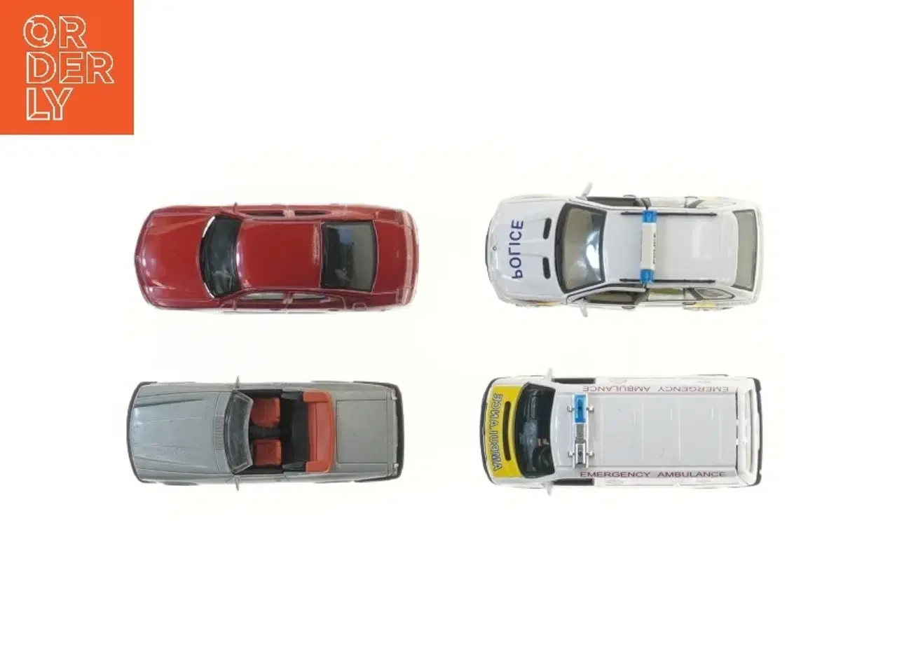 Billede 1 - Små modelbiler sæt (str. 4 stk 11 cm)