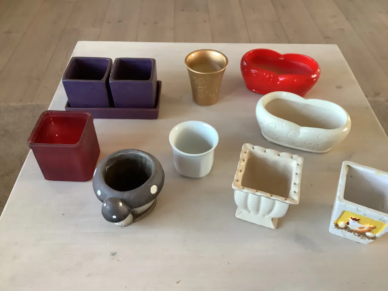 Billede 2 - Urtepotter skjuler til små potteplanter