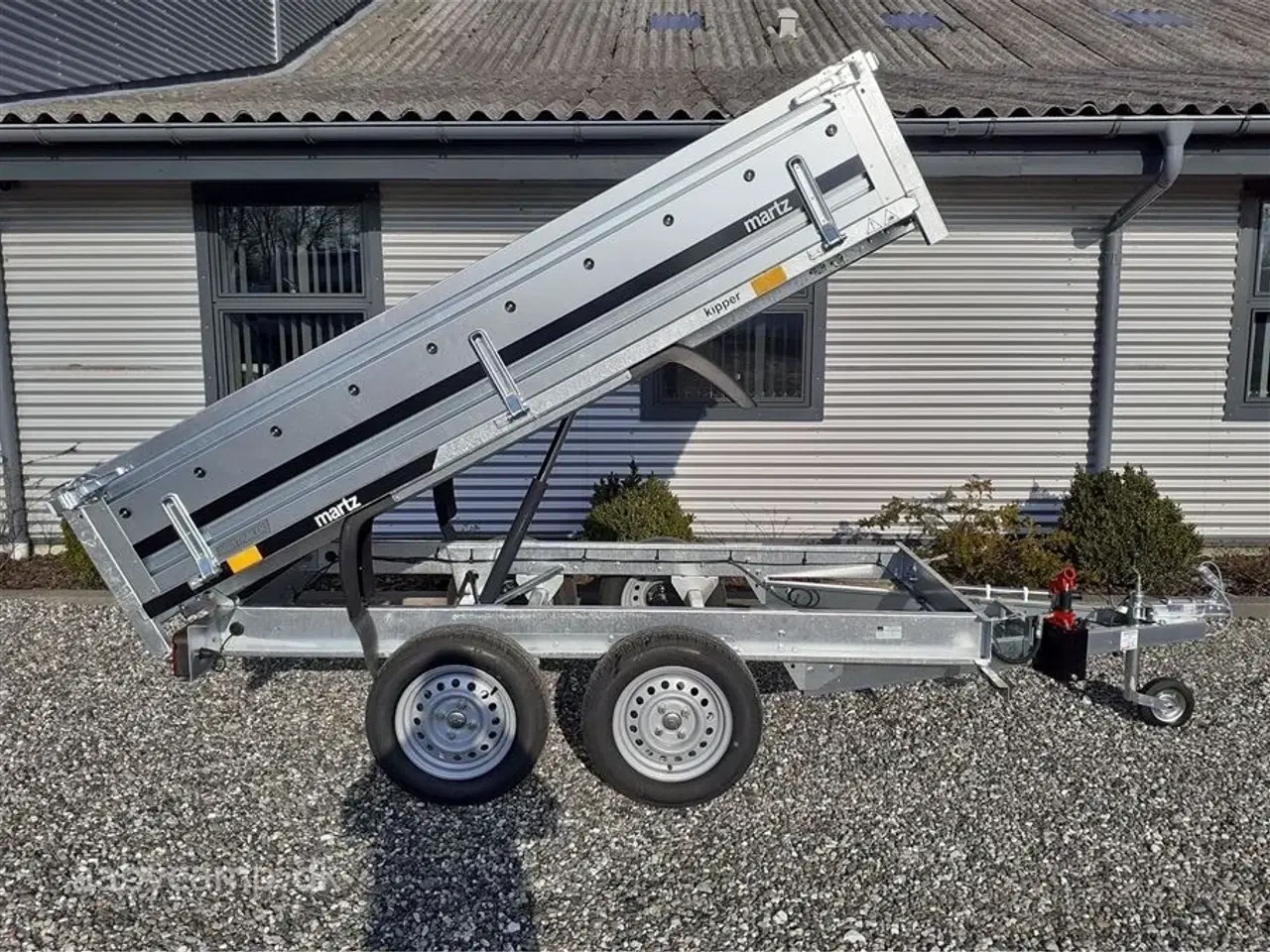 Billede 5 - 0 - Martz Transporter 2515   Martz boggie trailer med hydraulich tip 750 kg til skarp pris