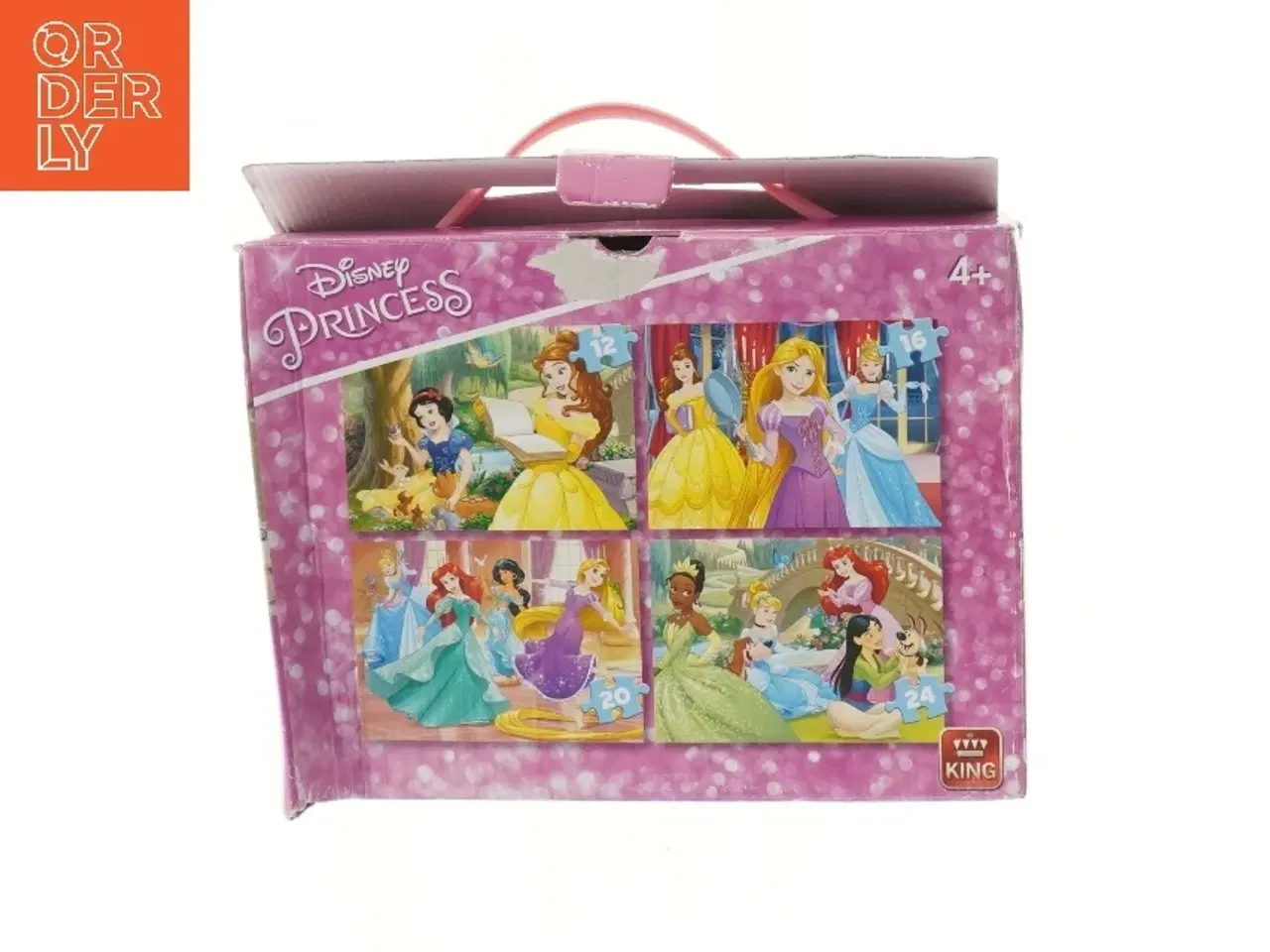 Billede 3 - Disney prinsesse puslespil sæt fra Disney (str. 19x7,5x26 cm)