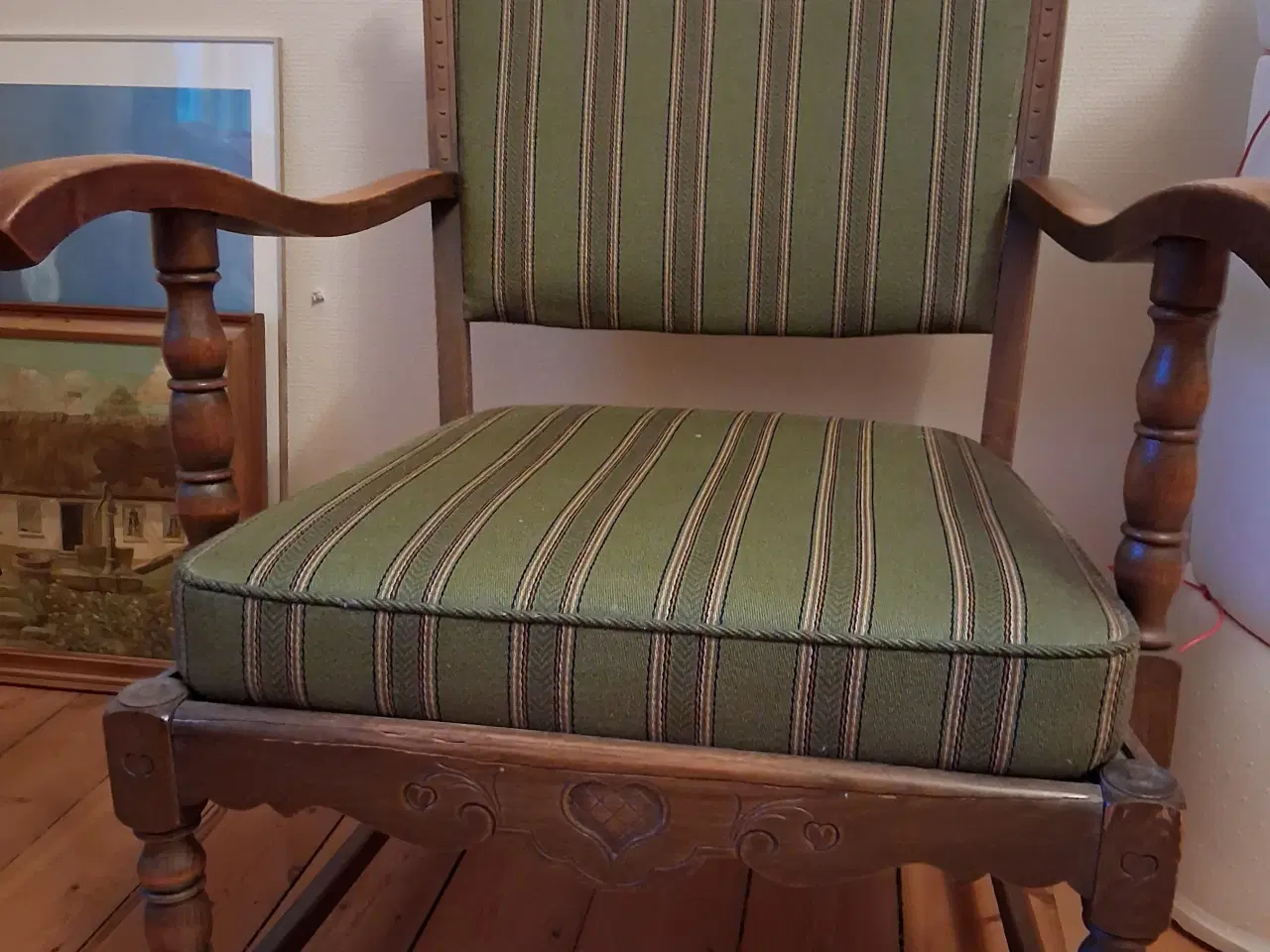 Billede 1 - Speciel lænestol, gammel dags