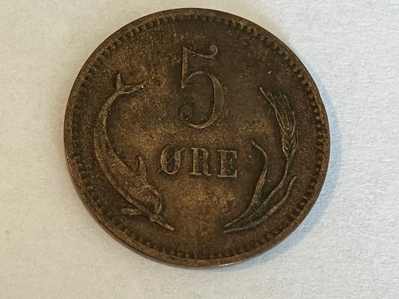 Billede 2 - 5 Øre 1874