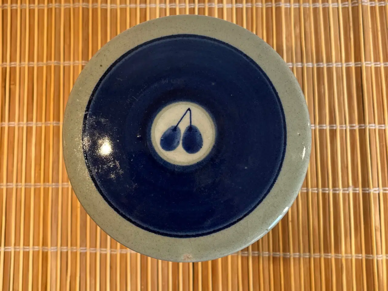 Billede 2 - Knabstrup sukker-/marmeladeskål med låg