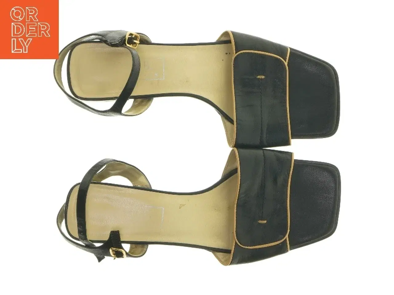 Billede 4 - Sort hælsandal (str. 41 )