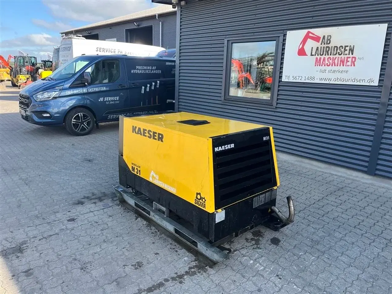 Billede 2 - Kaeser M 31 mobilkompressor på ski kun kørt 189t