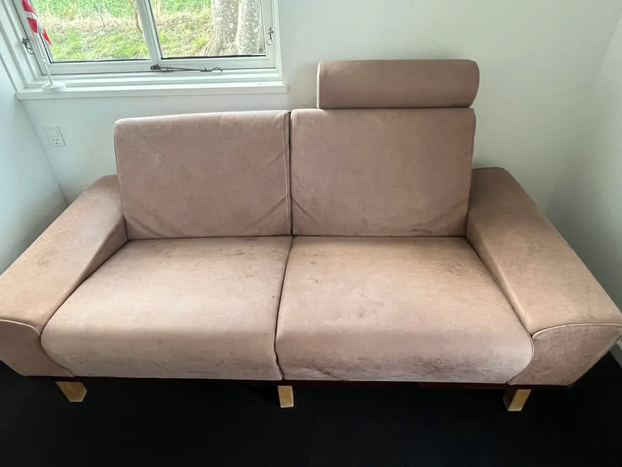 Billede 8 - 2 1/2 Pers nubuck sofa fra Hurup møbler
