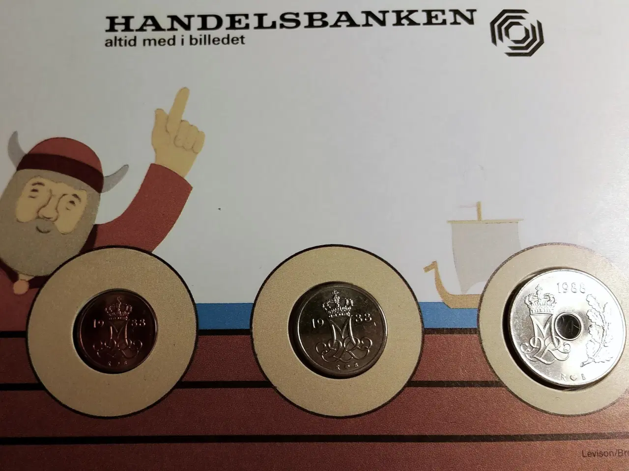 Billede 9 - MARGRETHE II HANDELSBANKEN MØNTSÆT 1980 - 1988