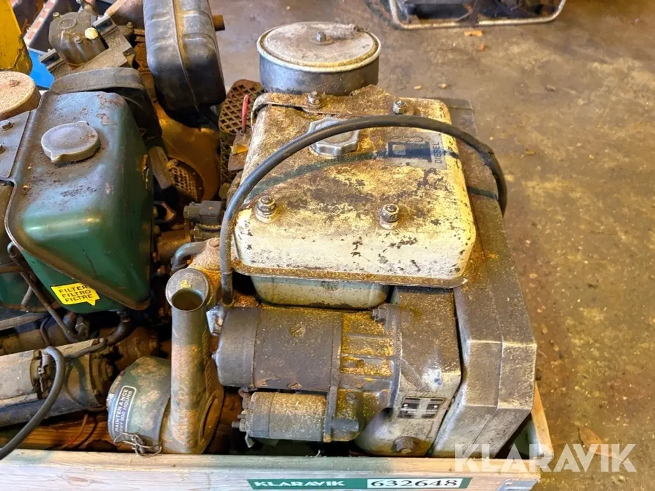 Billede 6 - Motorer 4 styk dieselmotorer