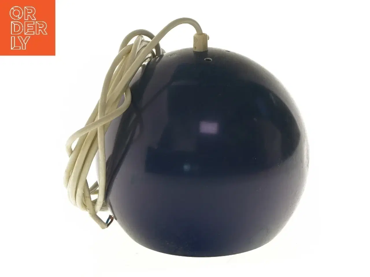 Billede 1 - Blå pendellampe (str. Ø 19 cm)