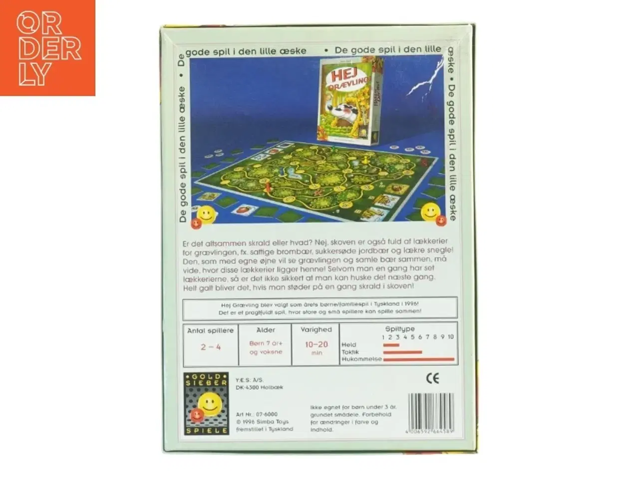 Billede 3 - Hej Grævling! brætspil (str. 24 x 18 x 6 cm)