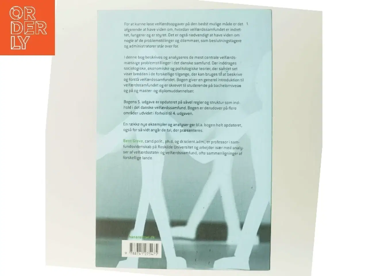 Billede 3 - Velfærdssamfundet : en grundbog af Bent Greve (Bog)