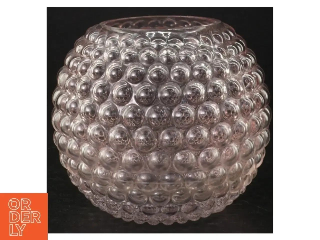 Billede 2 - Glas skål med boble-tekstur (str. Ø 17 cm)