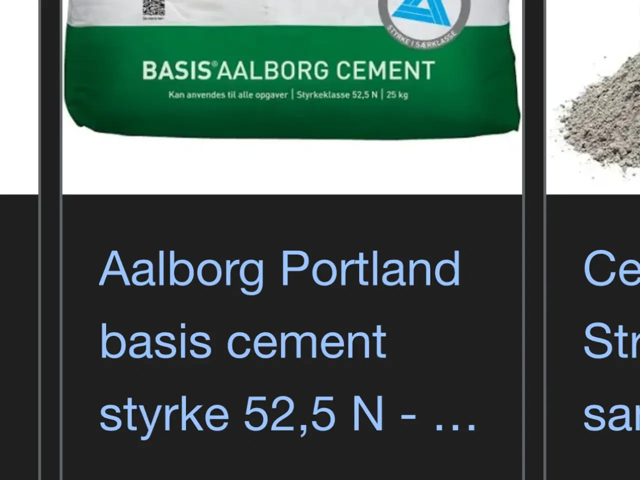 Billede 1 - Cement