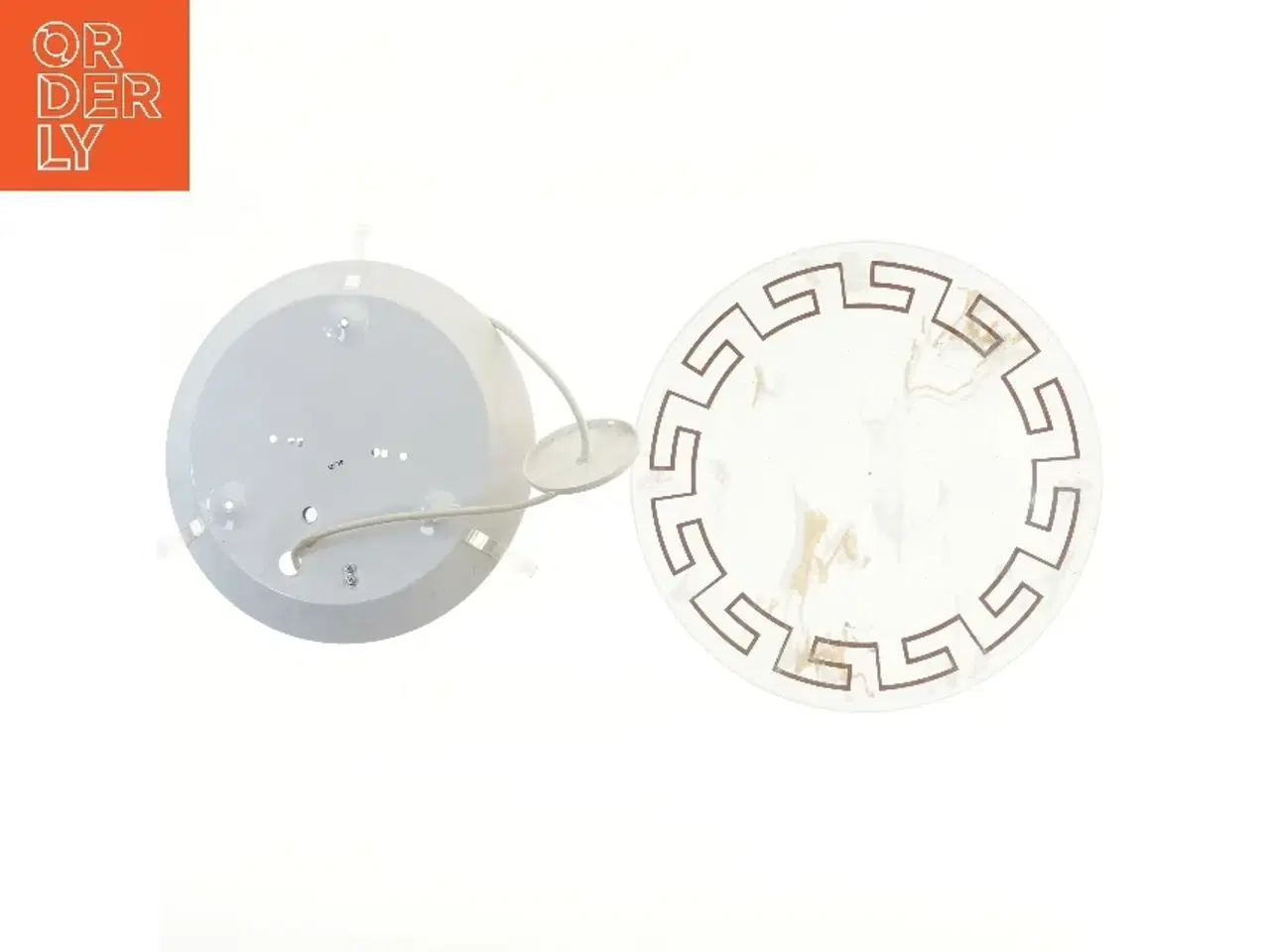 Billede 3 - Glasplade til loftlampe (str. Ø 31,5 cm)