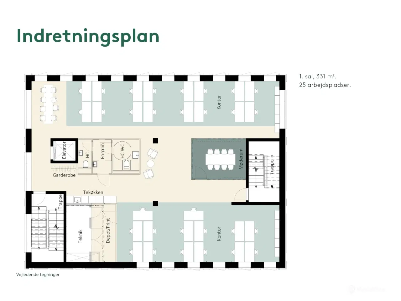 Billede 14 - Kontorlejemål på 539 m² med imponerende lysindfald og højt til loftet