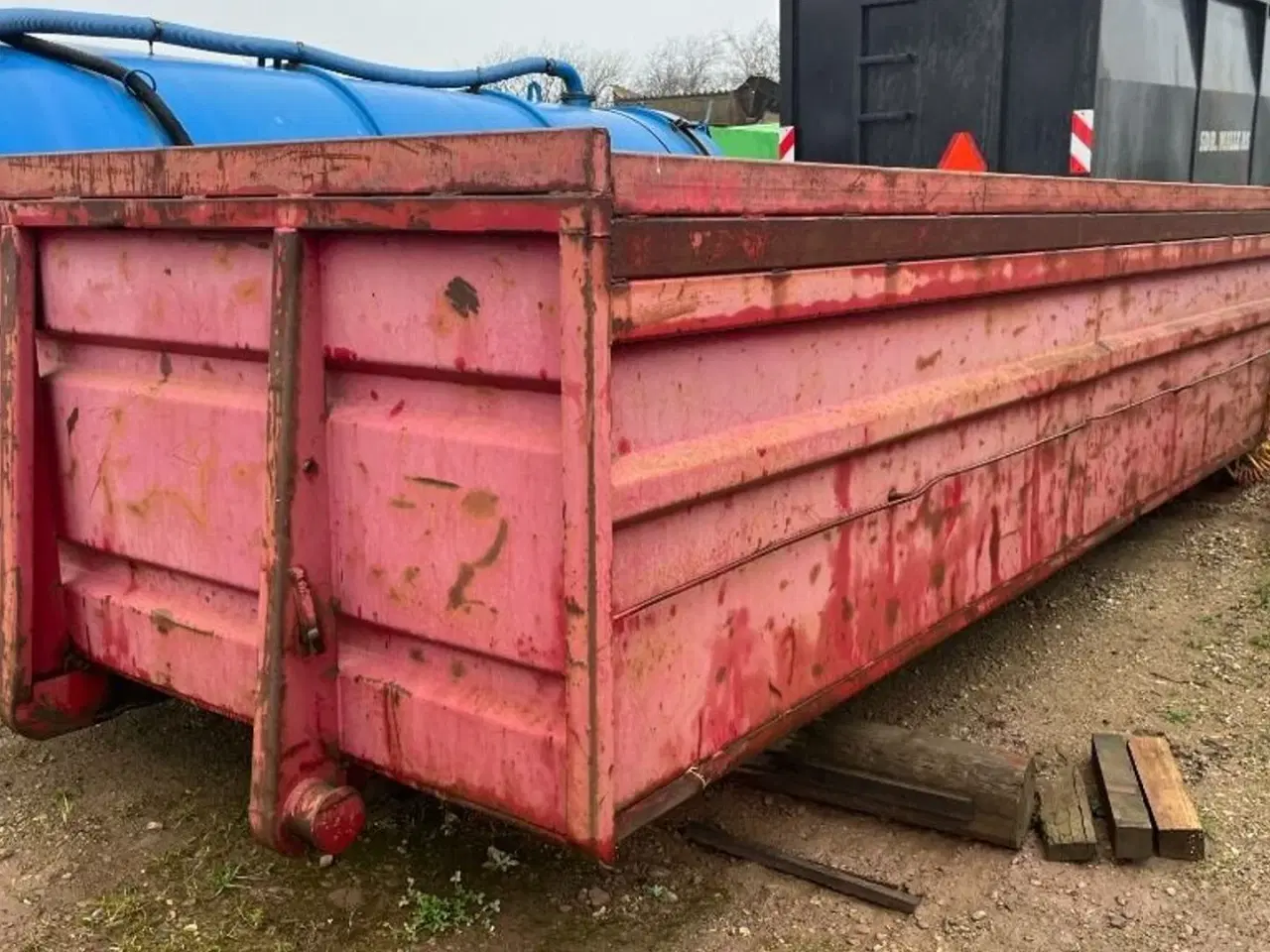 Billede 1 - Container Lav model til Wire hejs med hyd/ luft bagsmæk