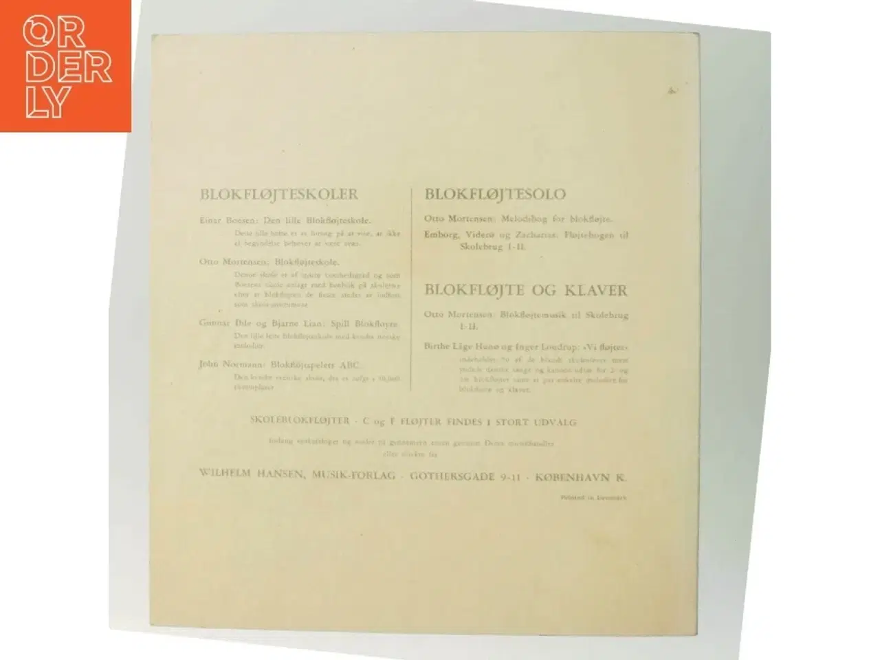 Billede 3 - Den lille violinskole, Wilhelm Hansens Musik-forlag