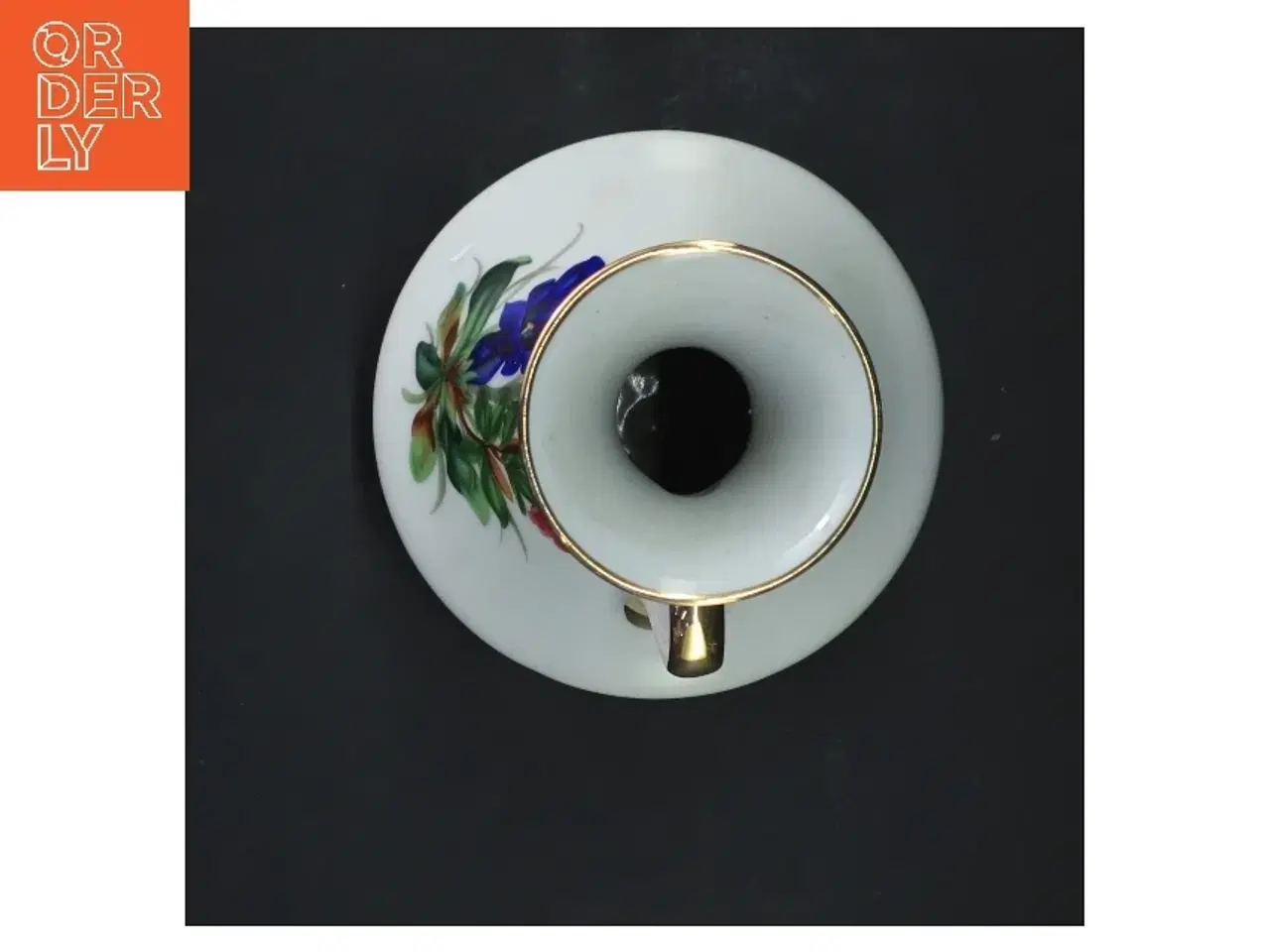 Billede 3 - Porcelænsvase med blomstermotiv fra Bavaria (str. 20x14 cm)