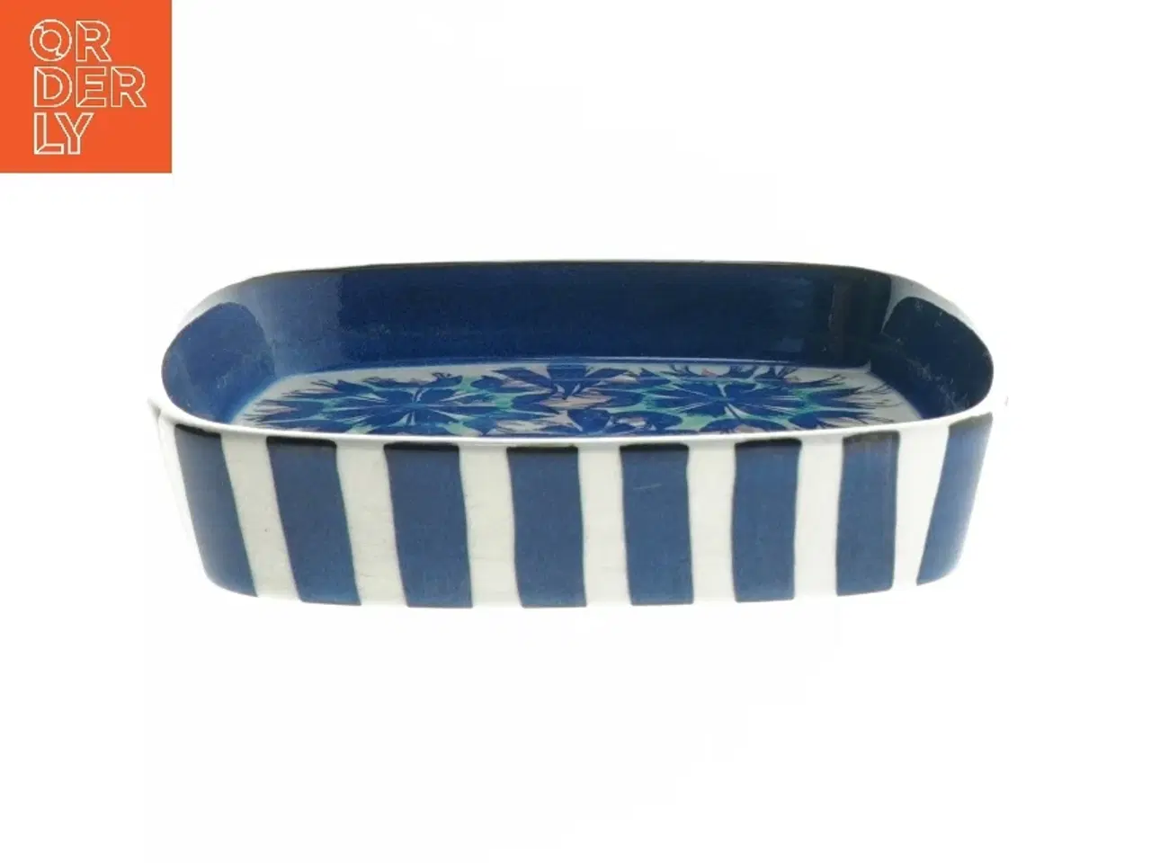 Billede 2 - Royal Copenhagen / Aluminia – firkantet fad/tallerken (str. Ø 17,5 cm)