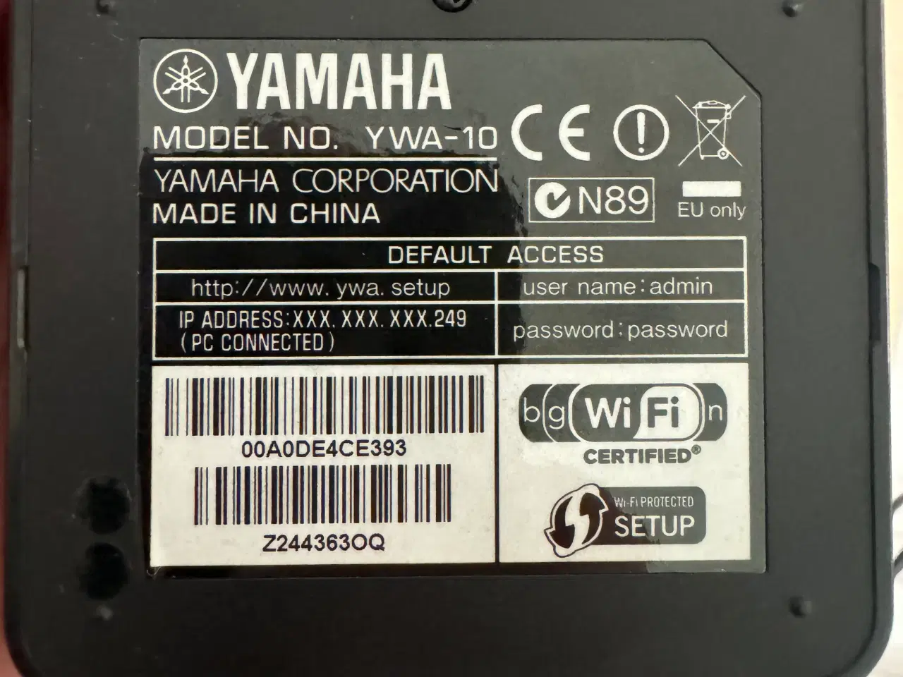 Billede 2 - Yamaha YWA-10 wifi adapter