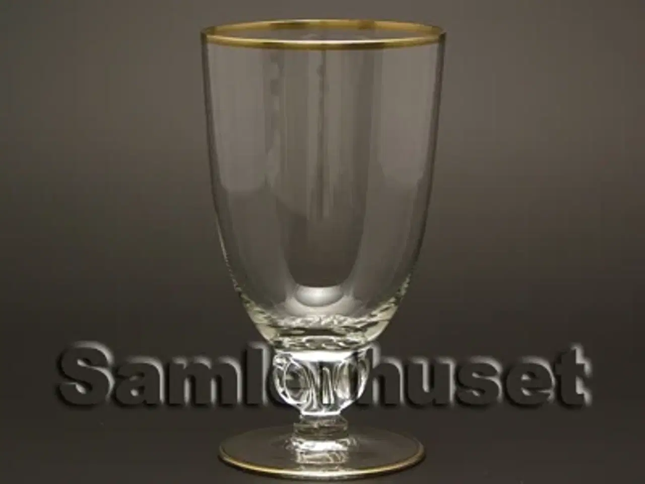 Billede 1 - Lyngby Ølglas. H:138 mm.