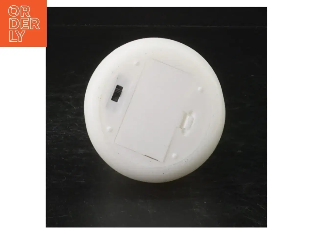 Billede 3 - Hvid jule engel i led lys og sterin (str. H. 15 cm)