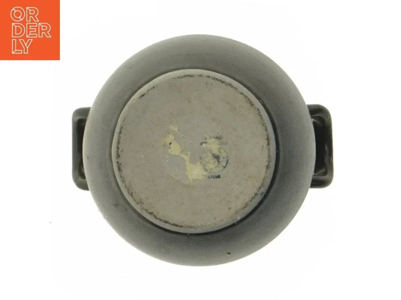 Billede 4 - Keramisk krukke med hanke fra Hgan&#228;s (str. Ø. 11,5 cm. længde. 13 cm)