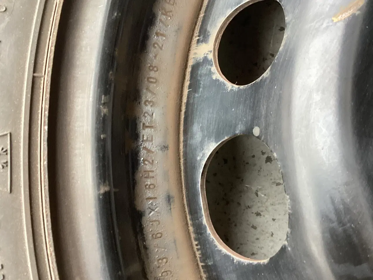 Billede 3 - Vinterdæk på stålfælge 