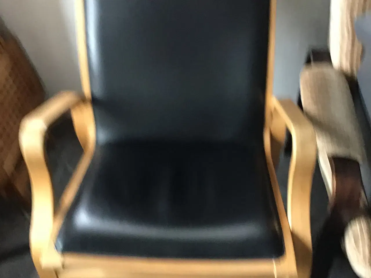 Billede 1 - Lænestol i læder