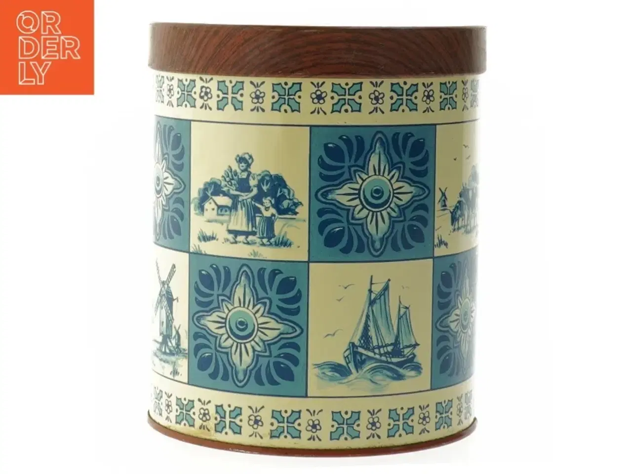 Billede 2 - Vintage Eduscho opbevaringsdåse (str. 14,5 cm)