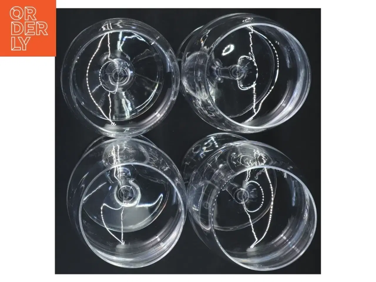 Billede 3 - Hvidvinsglas (4 stk) fra Lyngby glas (str. 21,5 x ø 6,5 cm)