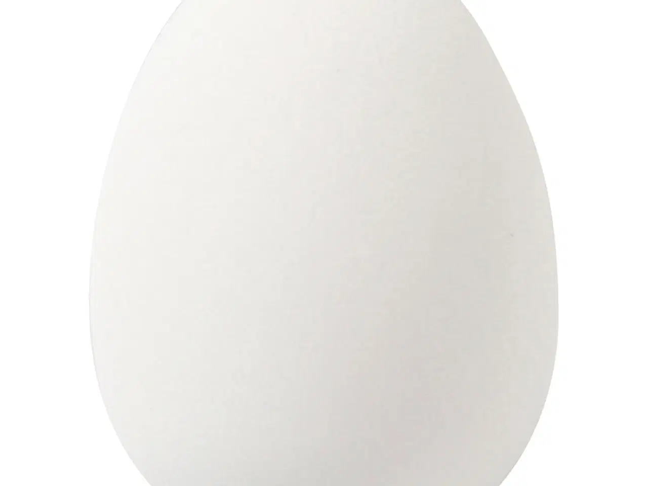 Billede 1 - Naturtro Hvide Plastæg - 18 stk. til Kreative Projekter