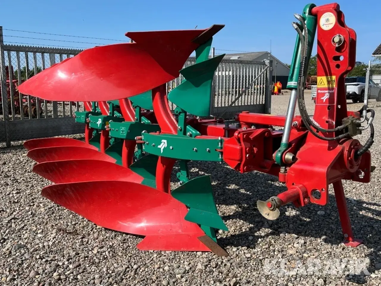 Billede 1 - Plov 4 fuet vendeplov Kverneland Kk 150 S-100 variomat 12-20 tommer hydraulisk variabel fugebredde