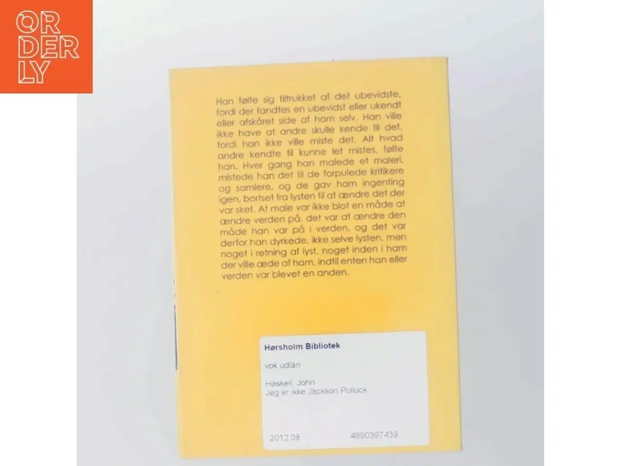 Billede 3 - Jeg er ikke Jackson Pollock af John Haskell (Bog)