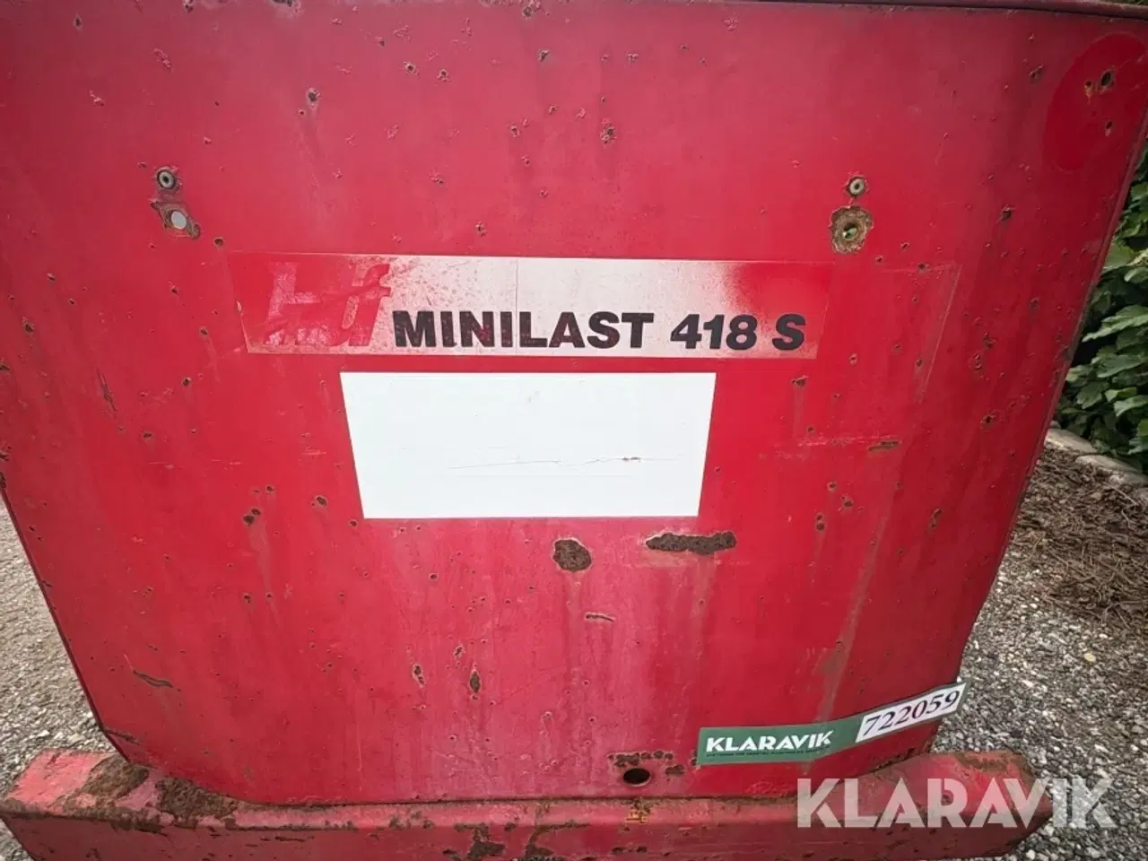 Billede 9 - Kirkegårdstraktor HTF Minilast 418 S