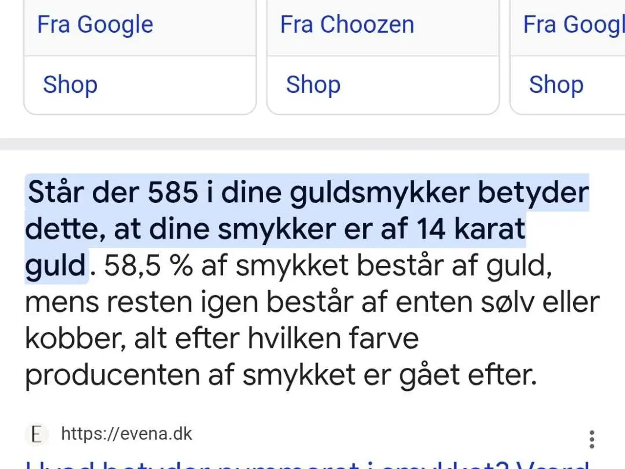 Billede 6 - Guld halskæde Anker facet slebet. 60 cm. Vejer 5 g