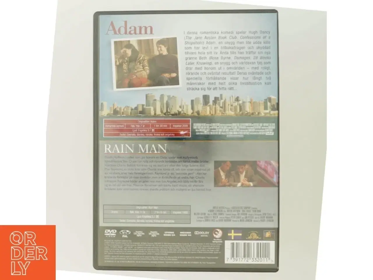 Billede 3 - DVD med filmene &#39;Adam&#39; og &#39;Rain Man&#39;