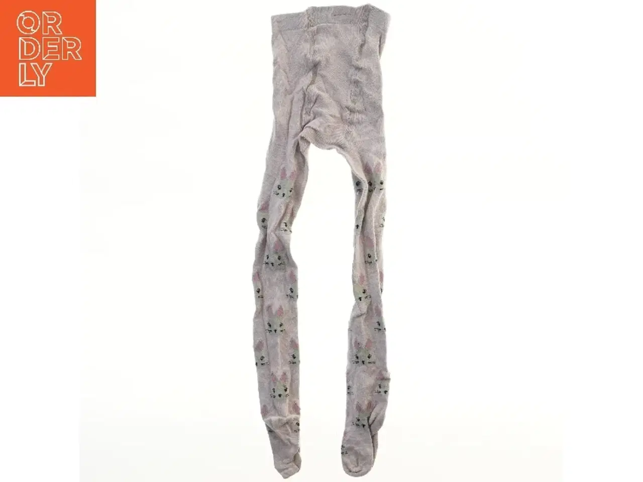 Billede 2 - Børne strømpebukser med kaninmønster fra H&M (str. 110)