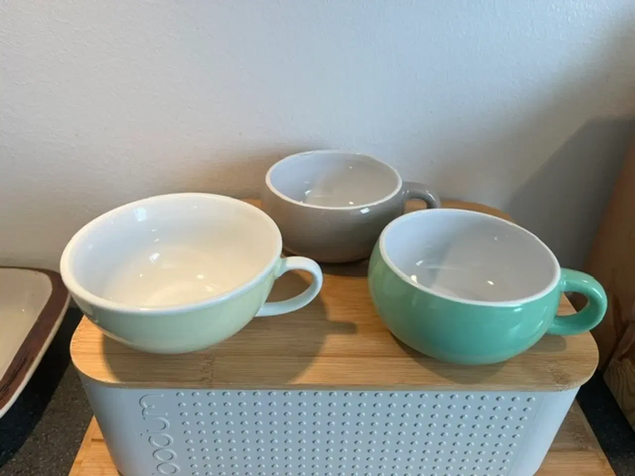 Billede 2 - 3 Hyggelige Pastelland-kopper (inkl. Falby Design)