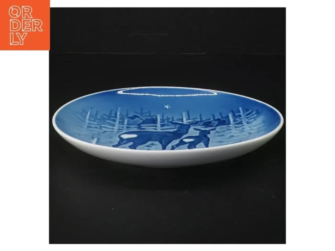 Billede 2 - Juleplatte 1965 fra Royal Copenhagen (str. Ø. 18 cm)