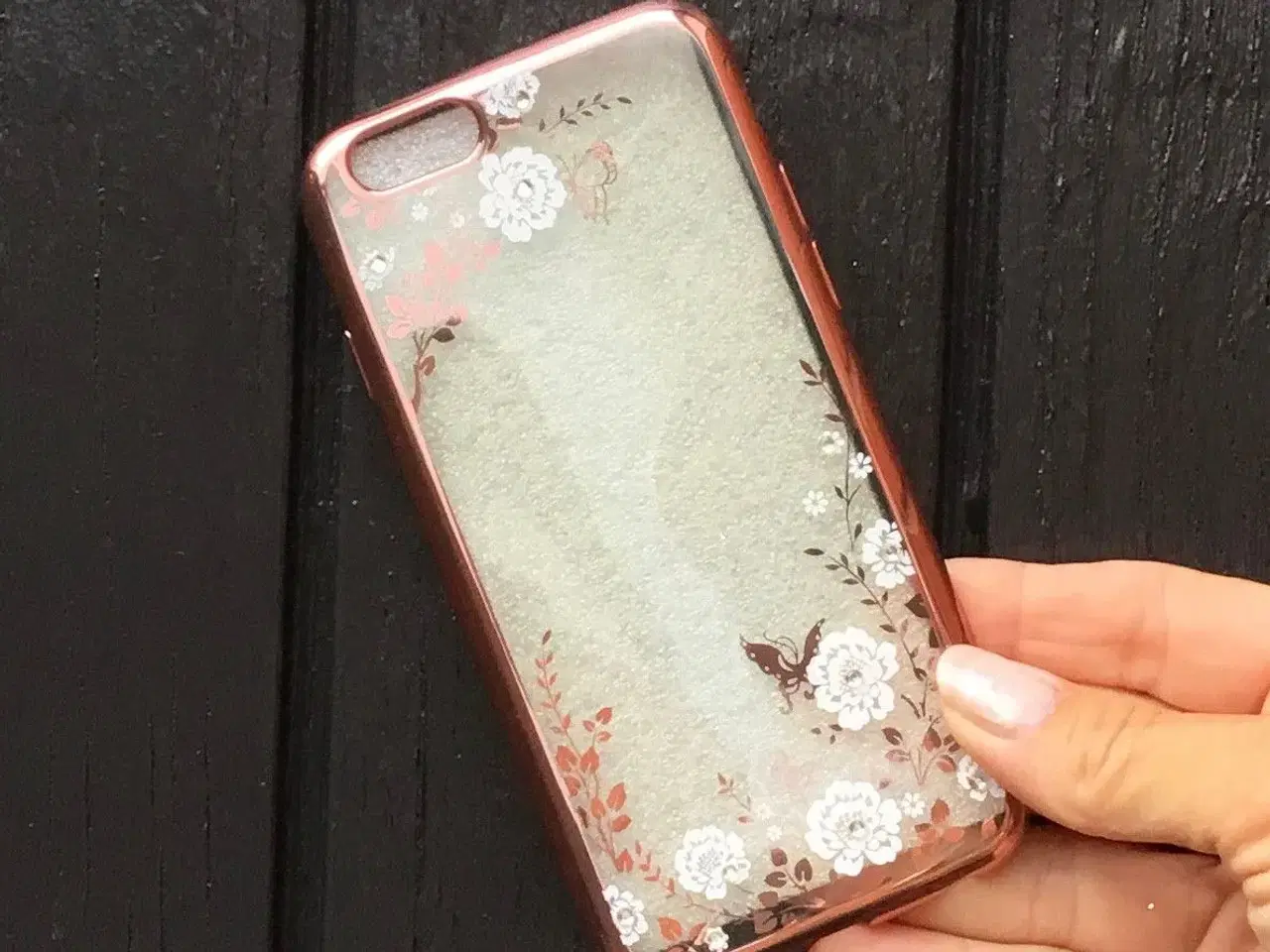 Billede 12 - Silikone cover med similisten blomster til iPhone 