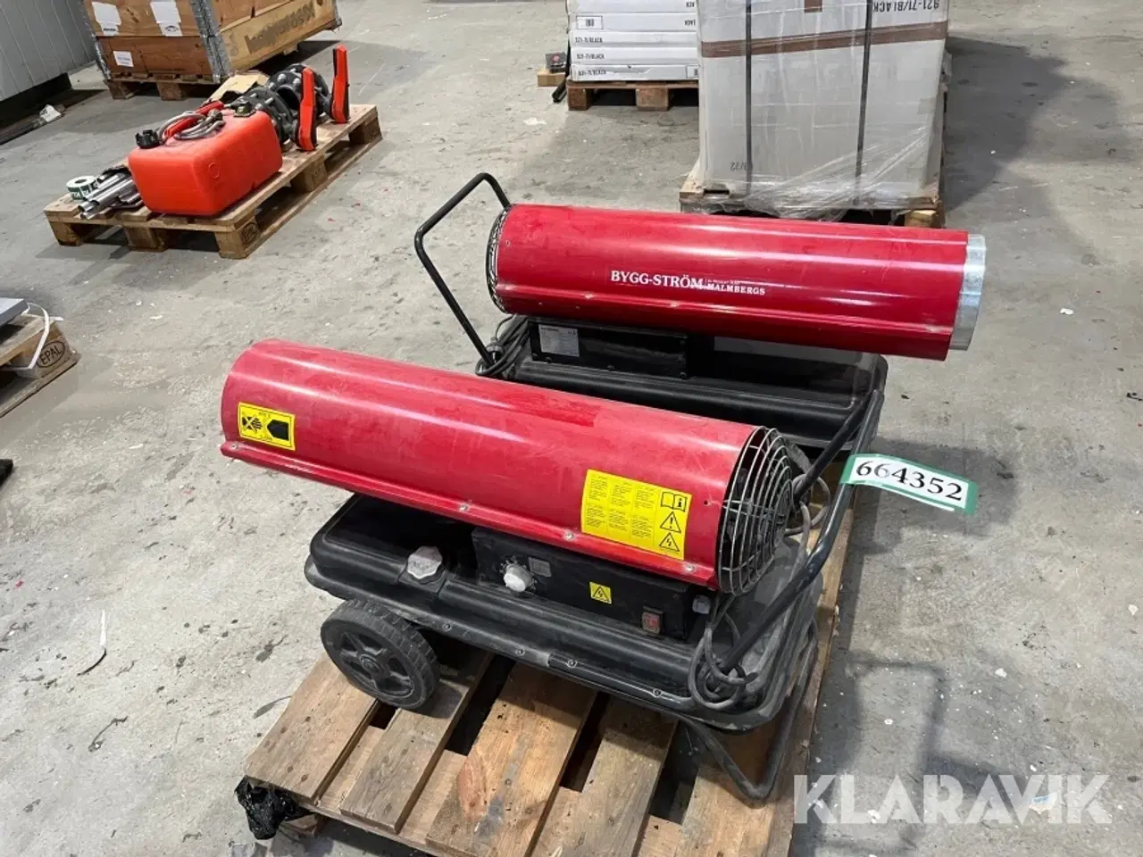 Billede 1 - Varmekanoner Malmbergs BDO-30RT 2 stk