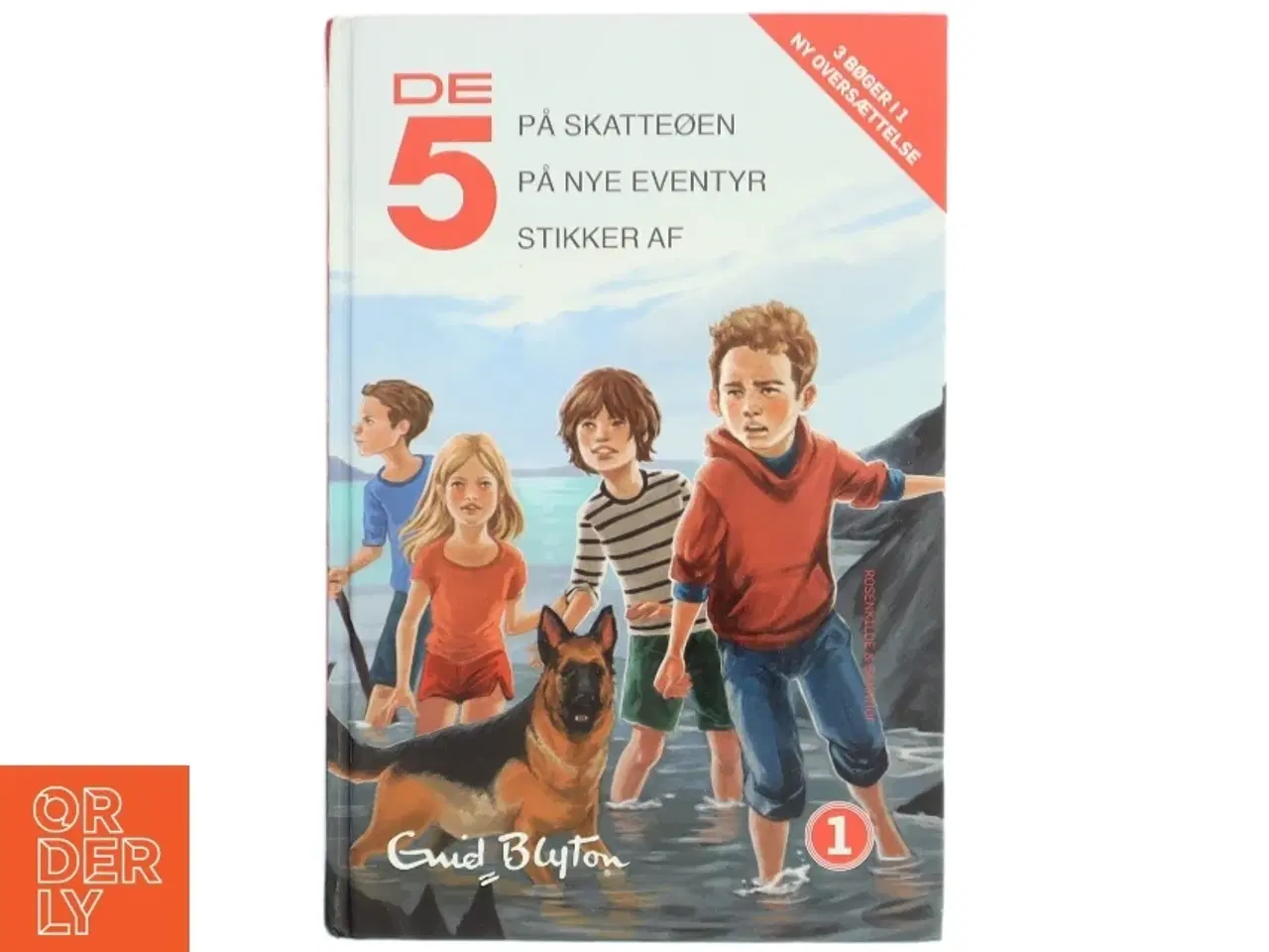 Billede 1 - De 5 på skatteøen : De 5 på nye eventyr : De 5 stikker af af Enid Blyton (Bog)