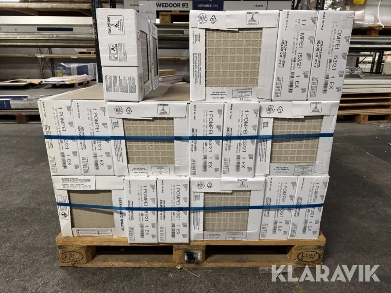 Billede 6 - Fliser Ceramiche di Qualità Pompei I53/21 EX italienske 30x30 cm cirka 46 kasser