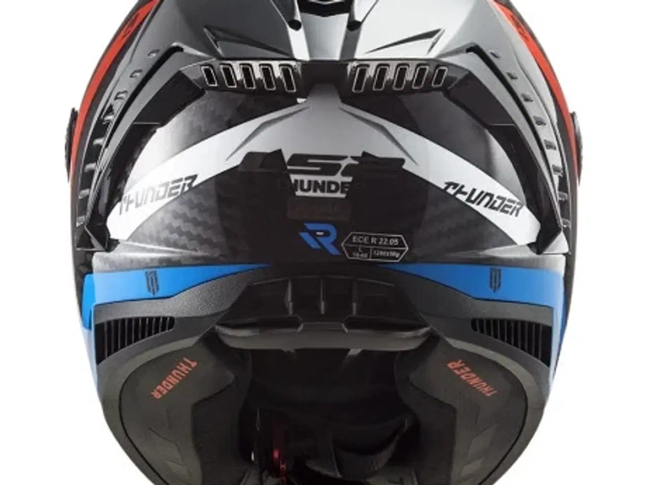 Billede 4 - LS2 Thunder Carbon Supra Red Blue - FØR 4.199